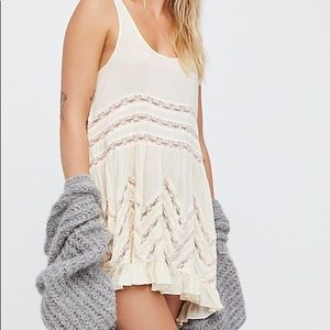 Free People - Voile and Lace Trapeze Slip